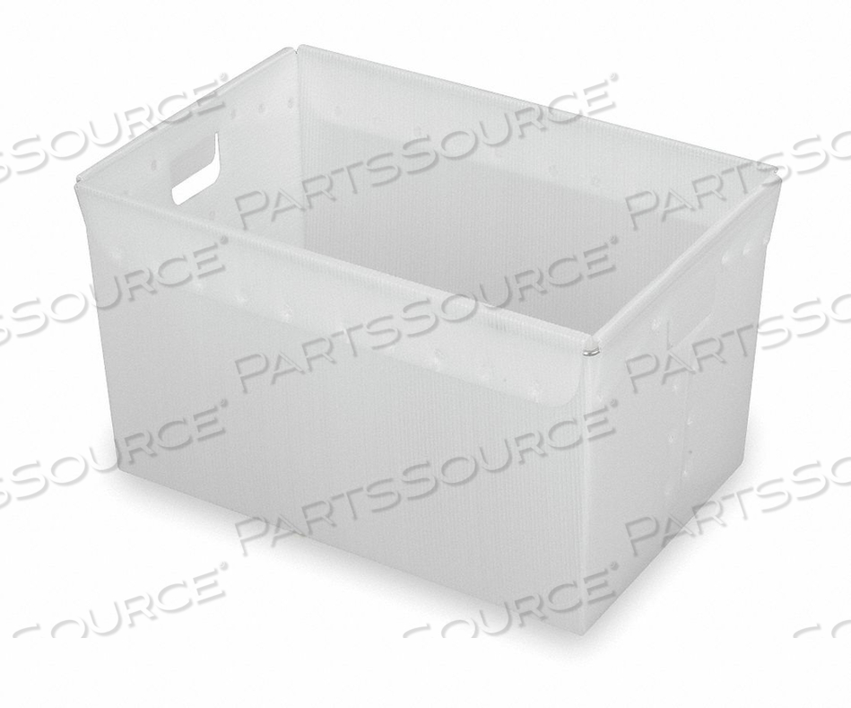 NESTABLE TOTE 23 IN L NATURAL PK3 by Diversi-Plast NESTABLE TOTE 23 IN L NATURAL PK3 by Diversi-Plast