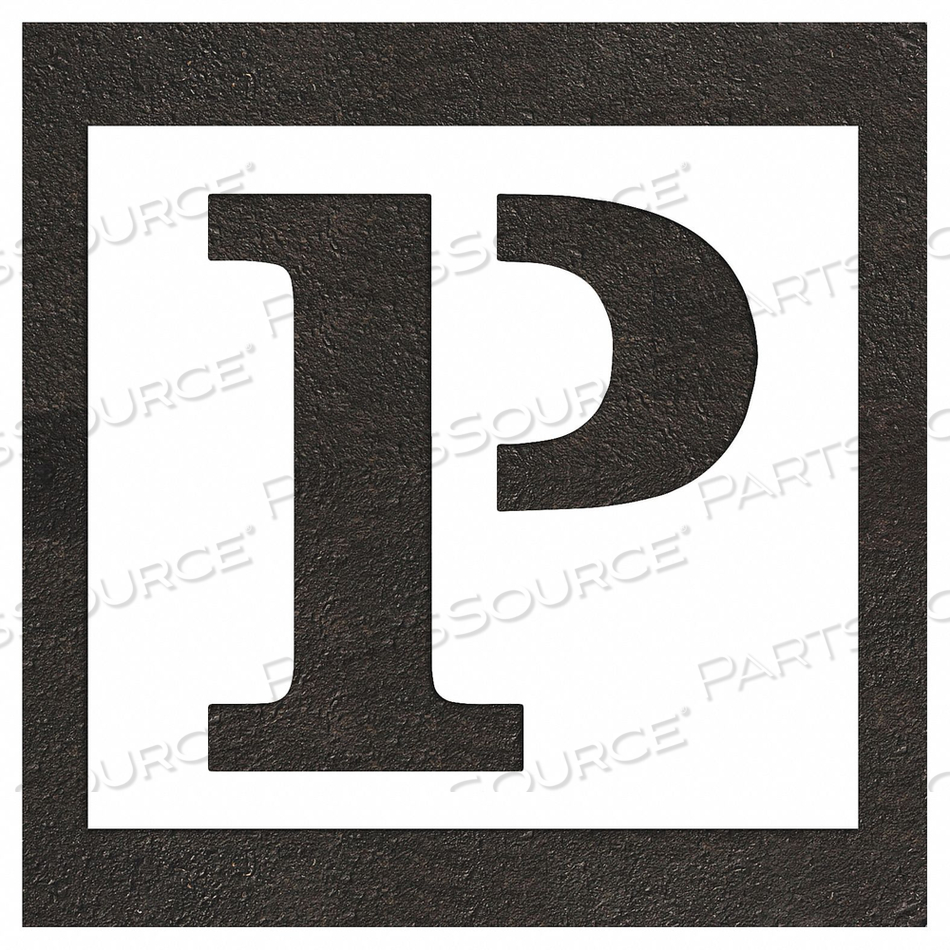 PAVEMENT STENCIL 32 H 35 W 0.063 THICK by RAE Products & Chemicals Corp.