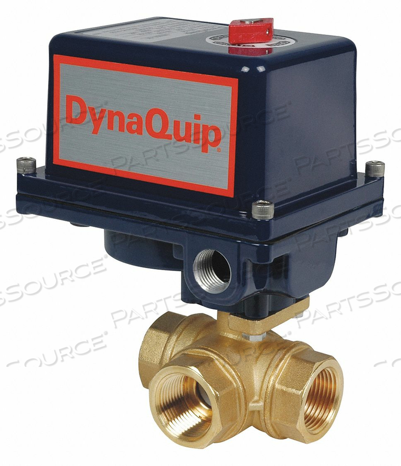 ELECTRONIC BALL VALVE BRASS 1/2 IN. by Dynaquip Controls ELECTRONIC BALL VALVE BRASS 1/2 IN. by Dynaquip Controls
