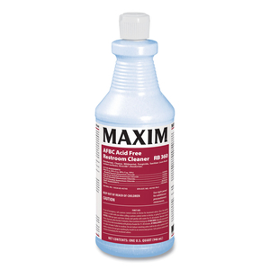 AFBC ACID FREE RESTROOM CLEANER, FRESH SCENT, 32 OZ BOTTLE, 12/CARTON by Maxim