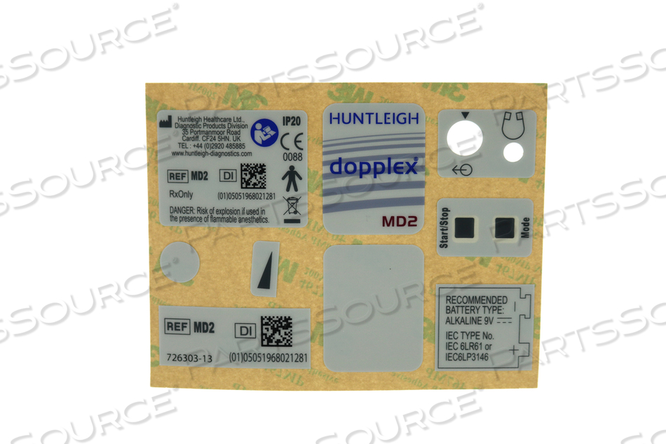 LABEL SET FOR MD2-P-USA HANDHELD DOPPLER by Arjo Inc.