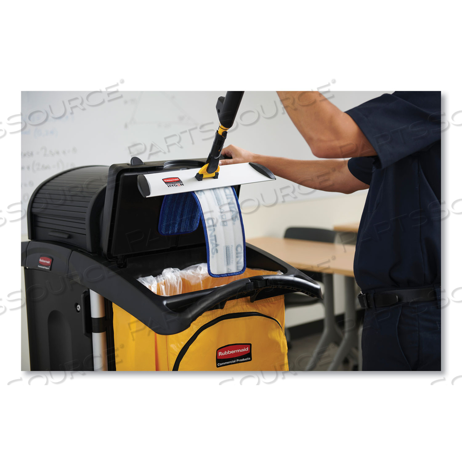 VINYL CLEANING CART BAG, 34 GAL, 17.5" X 33", YELLOW by Rubbermaid Medical Division VINYL CLEANING CART BAG, 34 GAL, 17.5" X 33", YELLOW by Rubbermaid Medical Division