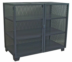 SHELVING CABINET 54 H 48 W BLACK by Jamco
