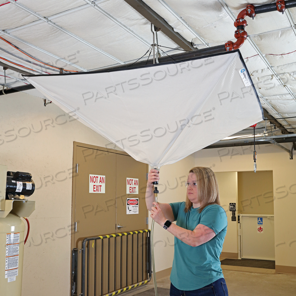 PIG UMBRELLA-STYLE ROOF LEAK DIVERTER TARP KIT by New Pig Corporation PIG UMBRELLA-STYLE ROOF LEAK DIVERTER TARP KIT by New Pig Corporation