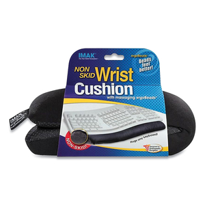 NONSKID KEYBOARD WRIST CUSHION, 15.75 X 10, BLACK by IMAK