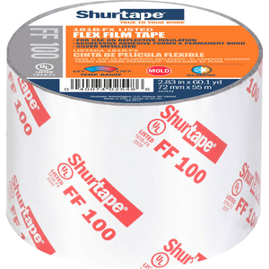 FF 100 FILM TAPE FOR REFLECTIVE INSULATION 72MM X 55M by Shurtape