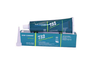 SEALANT SILICONE BASE WHITE TUBE by Dow Corning