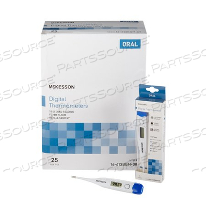 ENTRUST™ DIGITAL ORAL THERMOMETER (25 PER BOX) by McKesson