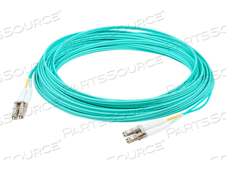 ADDON, PATCH CABLE, LC/PC MULTI-MODE (M) TO LC/PC MULTI-MODE (M), 15 M, FIBER OPTIC, DUPLEX, 50 MICRON, OM4, AQUA by ADDON
