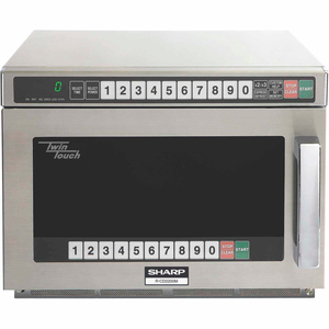 COMMERCIAL MICROWAVE OVEN, 0.75 CU. FT., 2200 WATT, TWINTOUCH CONTROLS by Sharp Electronics Corporation