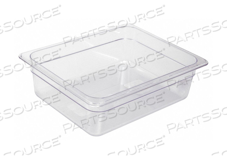 FOOD PAN POLYCARBONATE HALF 12-3/4 IN by Crestware