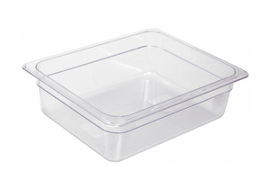 FOOD PAN POLYCARBONATE HALF 12-3/4 IN by Crestware FOOD PAN POLYCARBONATE HALF 12-3/4 IN by Crestware
