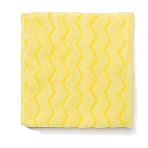 REUSABLE CLEANING CLOTHS, MICROFIBER, 16 X 16, YELLOW, 12/CARTON by Rubbermaid Medical Division