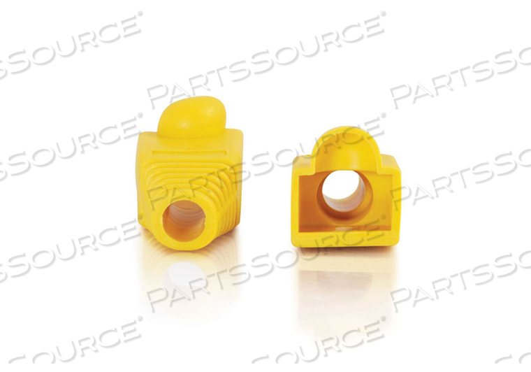 RJ45 PLUG COVER - 6.0MM OD YLW - 50 PK by Legrand AV (C2G)