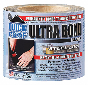 QUICK ROOF ULTRA BOND BLACK 4 X25FT by Cofair