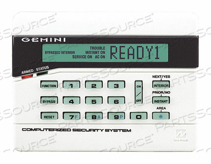 INTRUSION SYSTEM KEYPADS 5-7/8 W LCD by Napco Security Technologies, Inc.