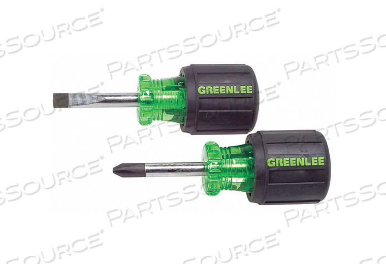 SCREWDRIVER SET SLOTTED/PHILLIPS 2 PC by Greenlee SCREWDRIVER SET SLOTTED/PHILLIPS 2 PC by Greenlee