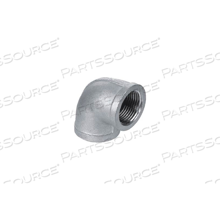 ISO SS 316 CAST PIPE FITTING 90 DEGREE ELBOW 1/2" NPT FEMALE 