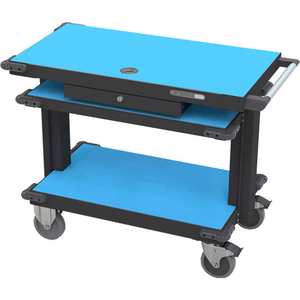 ELECTRIC VARIABLE HEIGHT ESD MOBILE CART, 37-1/4"W X 21"D X 29"- 54"H by Kendall Howard LLC