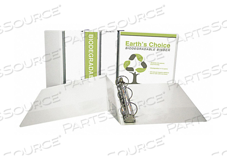 3-RING BINDER 4 WHITE by Samsill 3-RING BINDER 4 WHITE by Samsill