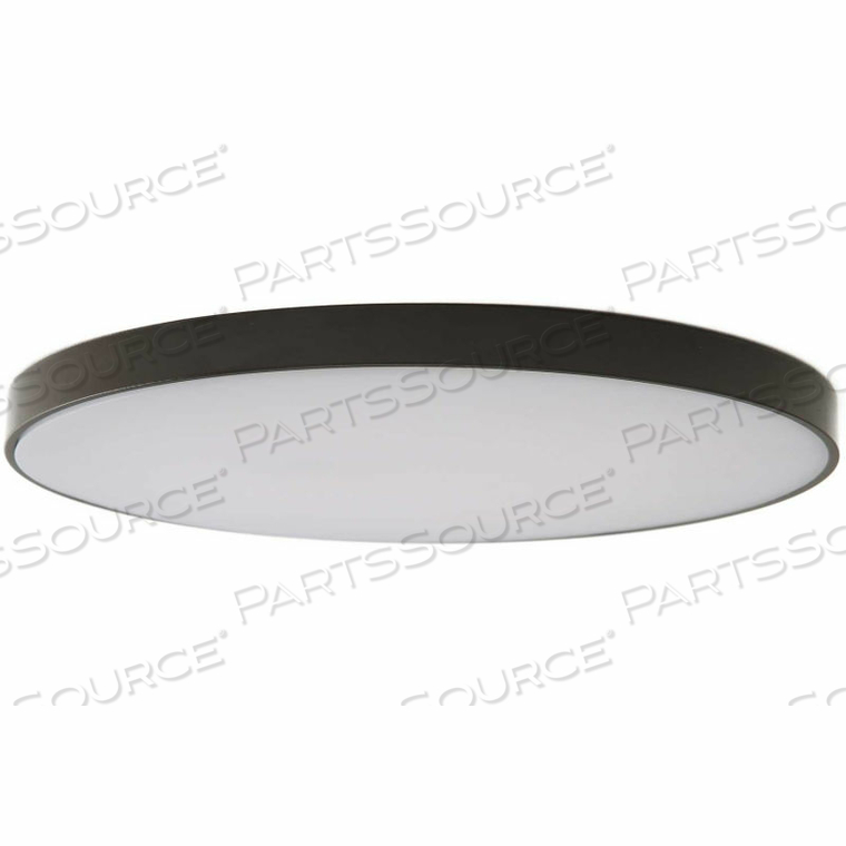 9" ROUND CONVEX LED FLUSH MOUNT LIGHT 30W, 120V TO 277V, 3000K, BRONZE 