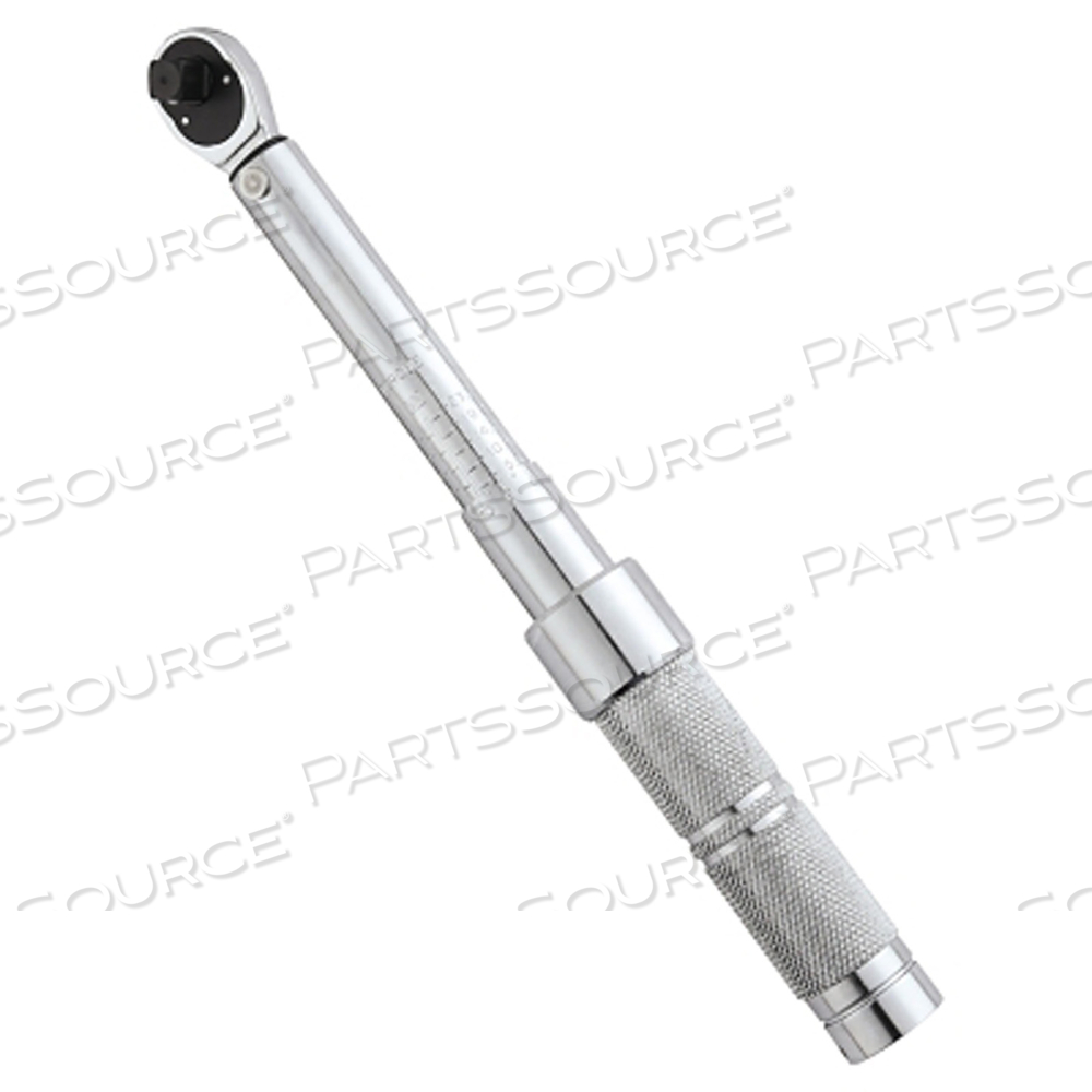 C SERIES MICROMETER TORQUE WRENCH, RATCHETING HEAD, 3/8 IN DR, 40 INLB TO 200 INLB by Proto