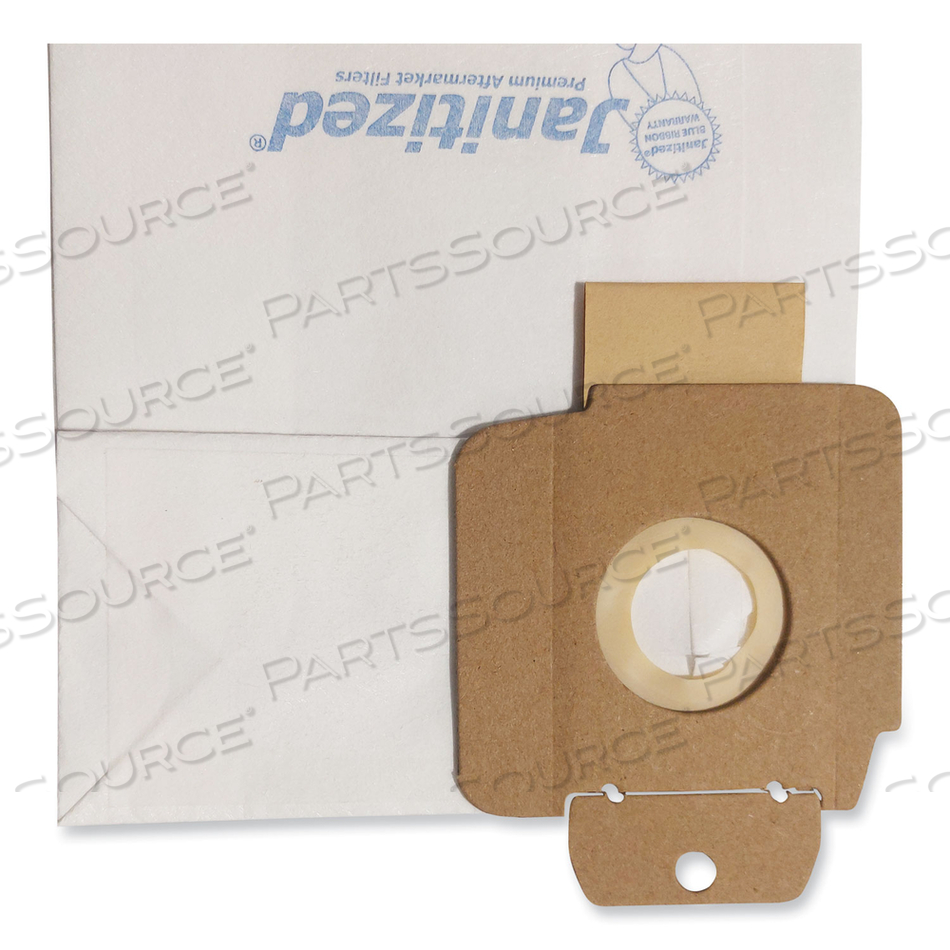 VACUUM FILTER BAGS DESIGNED TO FIT KARCHER/TORNADO CV30/1, CV38/1, CV48/2 by Janitized VACUUM FILTER BAGS DESIGNED TO FIT KARCHER/TORNADO CV30/1, CV38/1, CV48/2 by Janitized