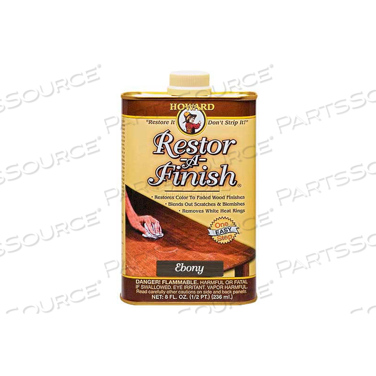 RESTOR-A-FINISH EBONY BROWN 8 OZ. CAN 12/CASE 