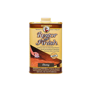 RESTOR-A-FINISH EBONY BROWN 8 OZ. CAN 12/CASE by Howard Products, Inc