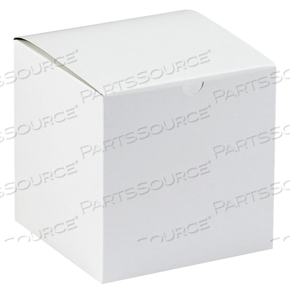 GIFT BOXES, 6" X 6" X 6", WHITE, 100/CASE by BOX Partners (Box Acquisitions, LLC)