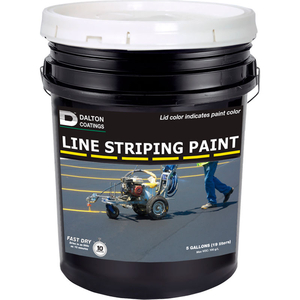 LATEX-ITE 5 GAL. LINE STRIPING PAINT, LEAD-FREE, FAST DRY, WHITE, 1 EACH by Dalton Enterprises, Inc.