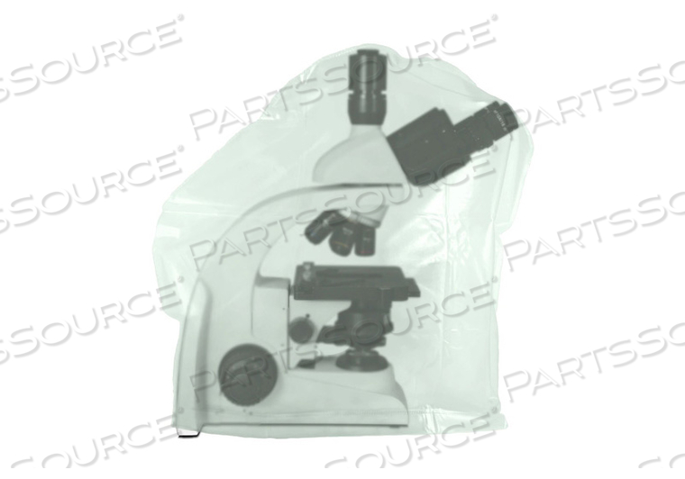MICROSCOPE DUST COVER, TRANSPARENT LIGHT GREEN, VINYL (MEDIUM) by View Solutions Inc.(formerly BoliOptics)