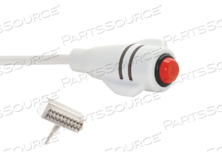 DURACALL 9900 CALL CORD, DUKANE 18-PIN DIN, WHITE, 7' by Crest Healthcare