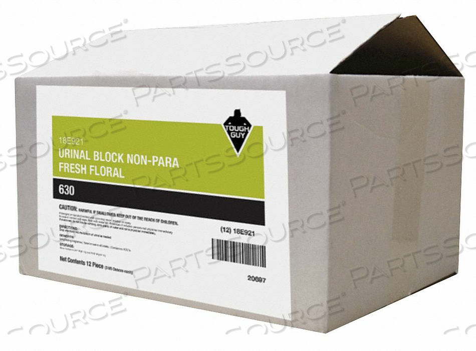 URINAL BLOCK NON-PARA FRESH FLORAL PK12 by Tough Guy URINAL BLOCK NON-PARA FRESH FLORAL PK12 by Tough Guy
