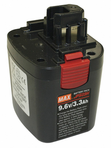 BATTERY 9.6V 3.3AH NIMH by Max