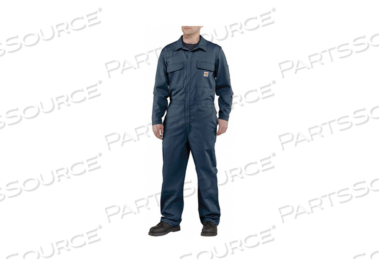 FLAME-RESISTANT COVERALL DARK NAVY SHORT 