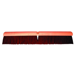 GARAGE FLOOR BRUSH, 24 IN HARDWOOD BLOCK, 3 IN TRIM L, COARSE BROWN PLASTIC by Magnolia Brush