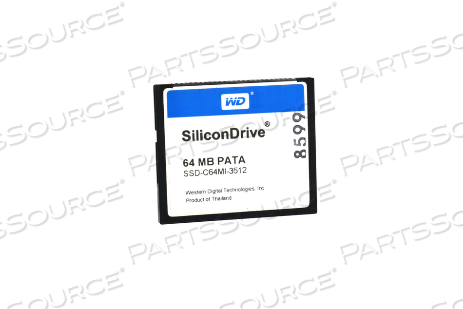 CARD, MEMORY (MODEL 8015 LOGIC BOARD)(COMPACT FLASH CARD 64 MB FOR PCU) 