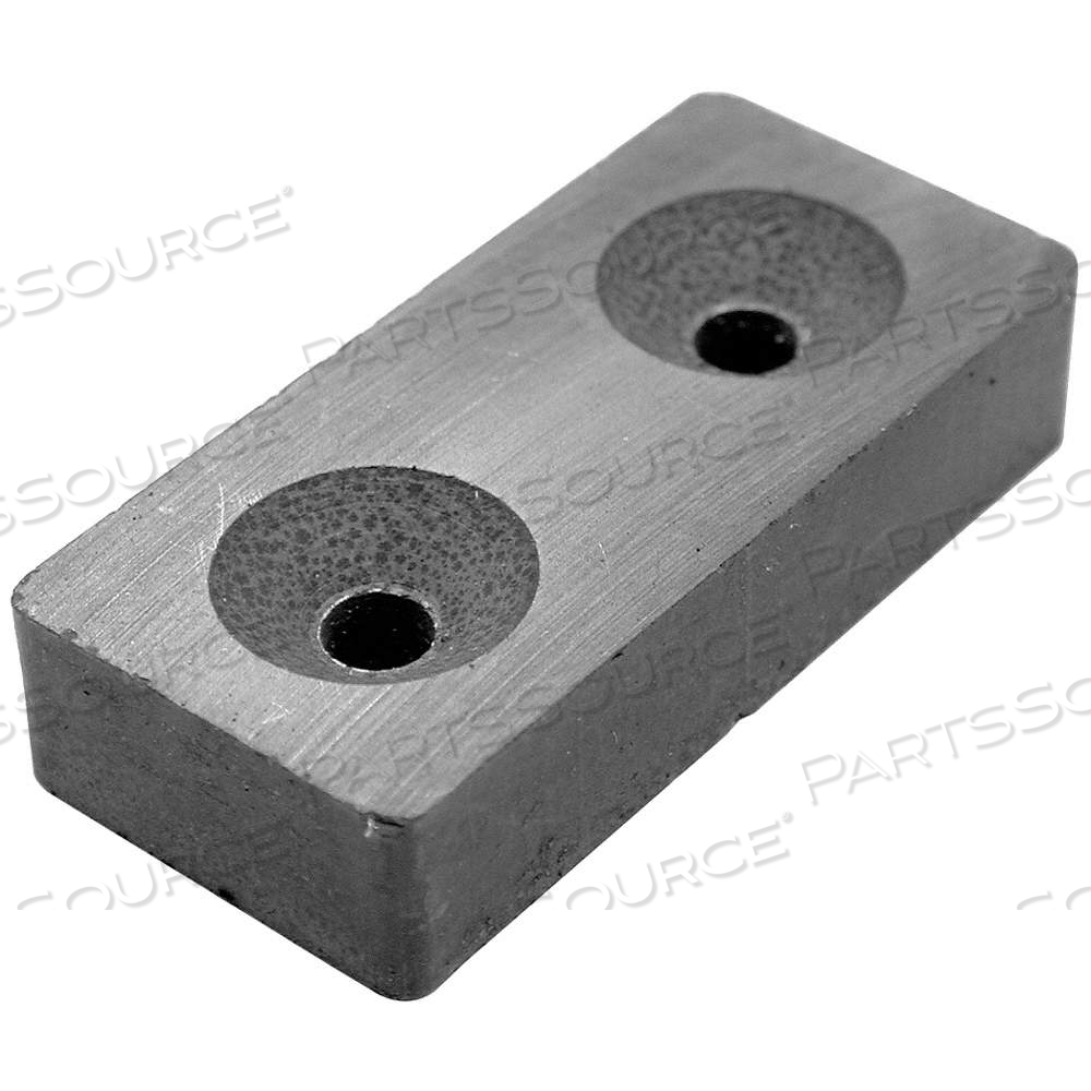 BLOCK MAGNET, CERAMIC 5, 3 LB MAX. PULL, 0.25 IN THICK, 1 7/8 IN OVERALL LG by Approved Vendor