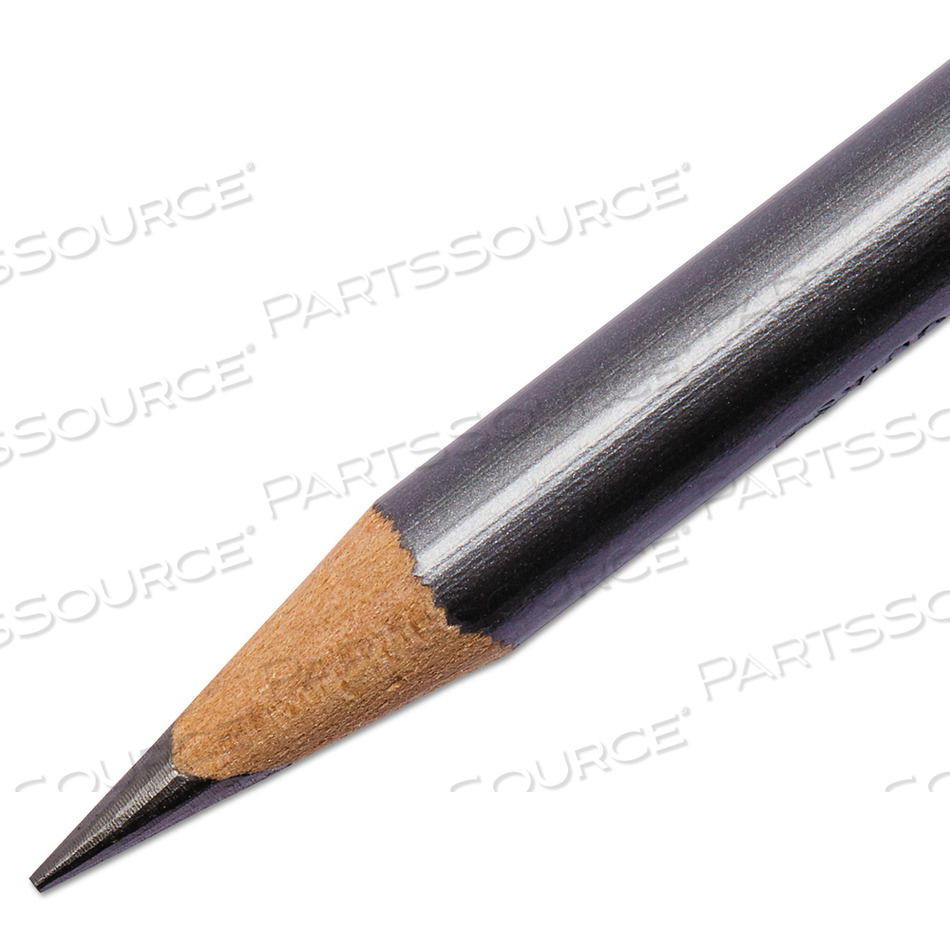 EBONY SKETCHING PENCIL, 4 MM, 2B (#1), JET BLACK LEAD, BLACK MATTE BARREL by Prismacolor