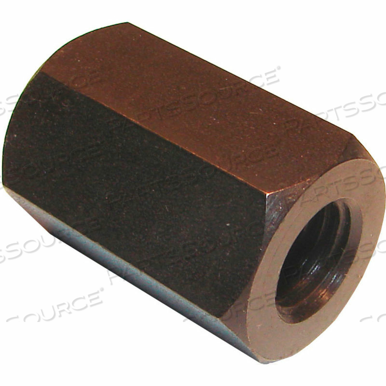 M16 X 2.0 HEX EXTENSION NUT - 27MM HEX - 41MM LENGTH - STEEL - BLACK OXIDE - USA 