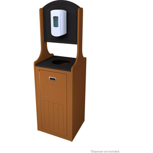 PALADIN - 15 GALLON PPE DISPOSAL BIN WITH HAND SANITIZATION STATION, STAND ONLY by Busch Systems International Inc