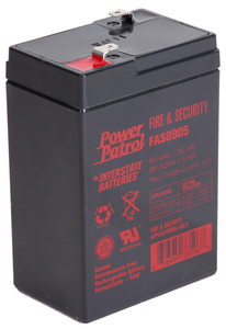 6V 4AH 4.17 H X 1.85 W X 2.76IN L SEALED LEAD ACID BATTERY FOR FIRE ALARMS SECURITY SYSTEMS by Interstate All Battery 6V 4AH 4.17 H X 1.85 W X 2.76IN L SEALED LEAD ACID BATTERY FOR FIRE ALARMS SECURITY SYSTEMS by Interstate All Battery