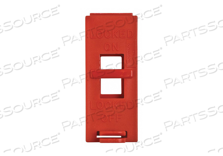 WALL SWITCH LOCKOUT RED 9/32 IN DIA. by Brady Americas