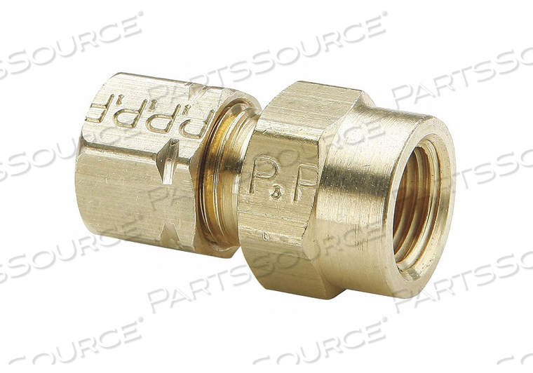 CONNECTOR BRASS COMPXF 1/2IN PK10 by Parker Hannifin Corporation