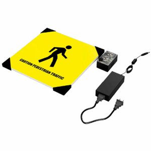 ERGOMAT PEDESTRIAN DETECTION Á24" LED SIGN COMBO by ERGOMAT INC.