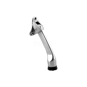 DOOR STOP, 3 HOLE, SPRING LOADED, CHROME FINISH by Sentry Supply LLC
