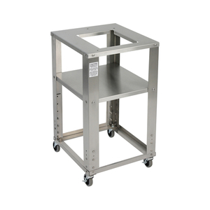 ROLLING STAINLESS STEEL CART, 24 IN WD X 28 IN DP, ADJUSTABLE HEIGHT by Detecto Scale / Cardinal Scale