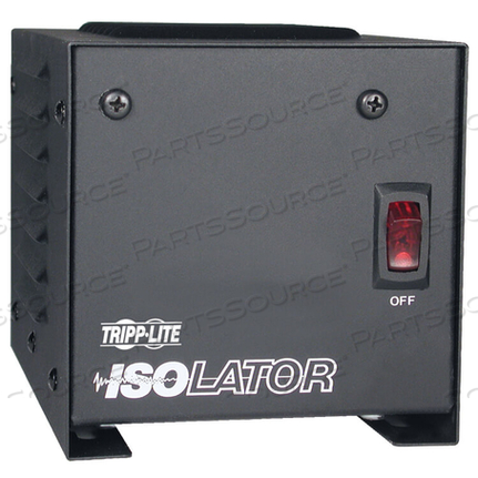 ISOLATION TRANSFORMER 250W SURGE 120V 2 OUTLET 6FT CORD TAA GSA by Tripp Lite ISOLATION TRANSFORMER 250W SURGE 120V 2 OUTLET 6FT CORD TAA GSA by Tripp Lite