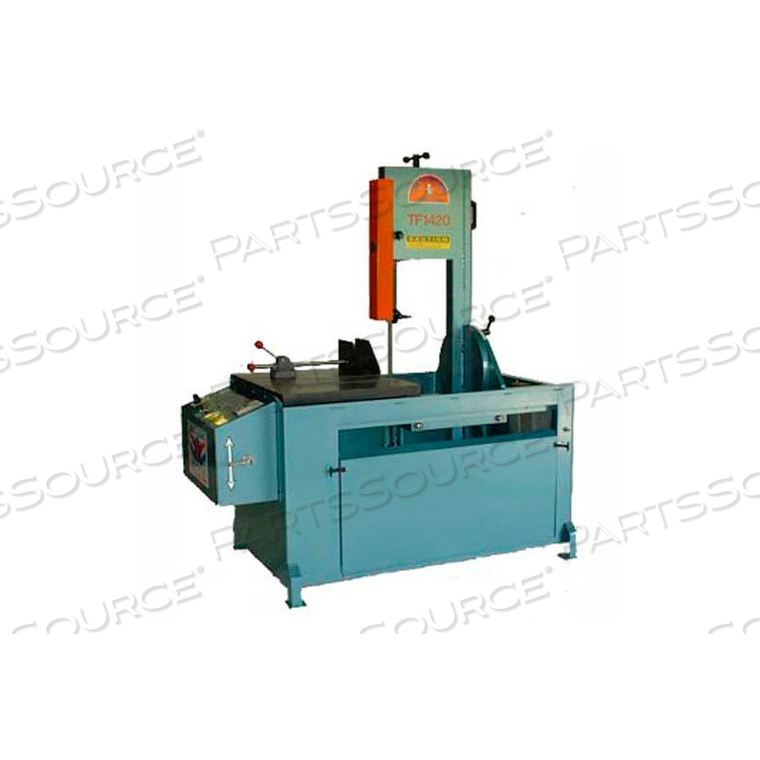 VERTICAL TILT-FRAME BAND SAW - 2 HP - 220V - 3 PHASE - TEFC MOTOR - TF1420 